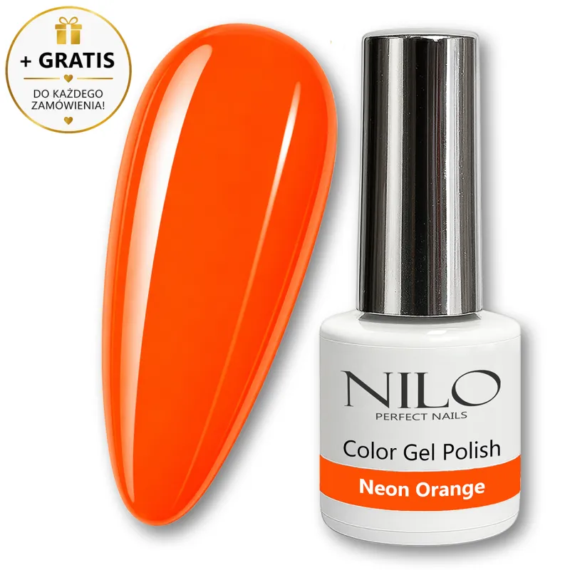 Lakier Hybrydowy Neon Orange – NILO no.133